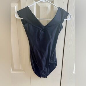 Bloch black women’s dance leotard